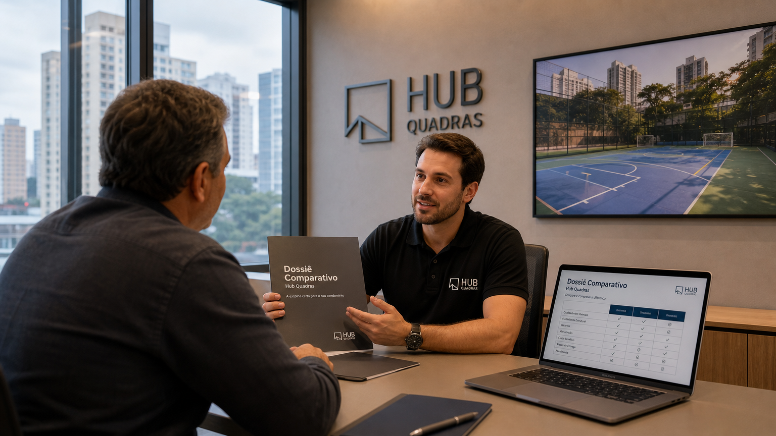 Reforma e construção de quadras em São Paulo